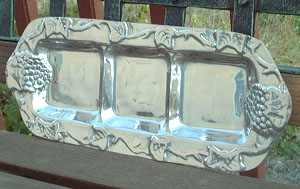 Pewterware Condiment Tray